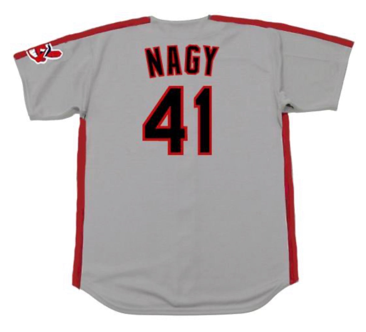Charles Nagy Cleveland Indians Official MLB Majestic Jersey product image 1
