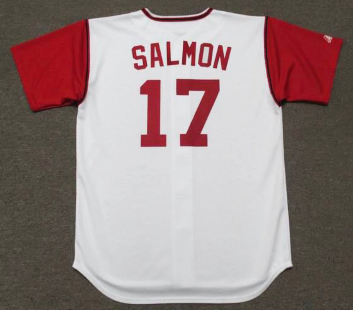 Chico Salmon Cleveland Indians Official MLB Majestic Jersey product image 1