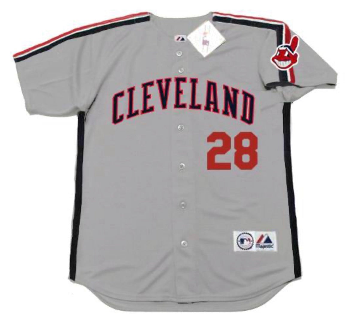 Cory Snyder Cleveland Indians Official MLB Majestic Jersey product image 2
