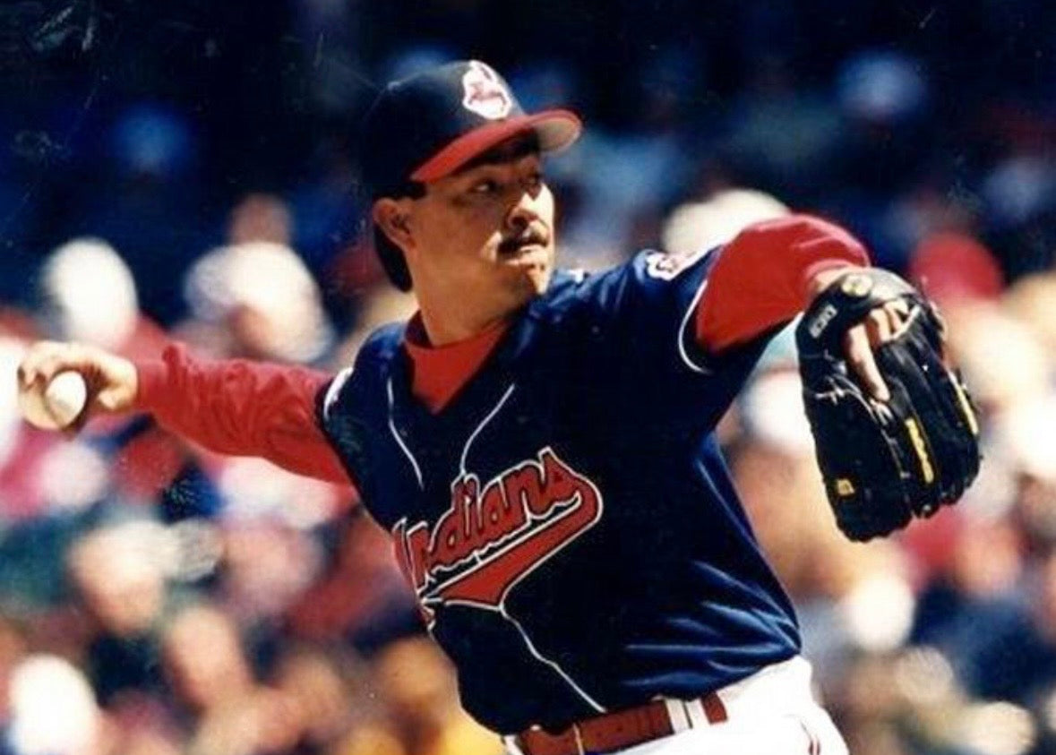 Dennis Martinez Cleveland Indians Official MLB Majestic product image 4