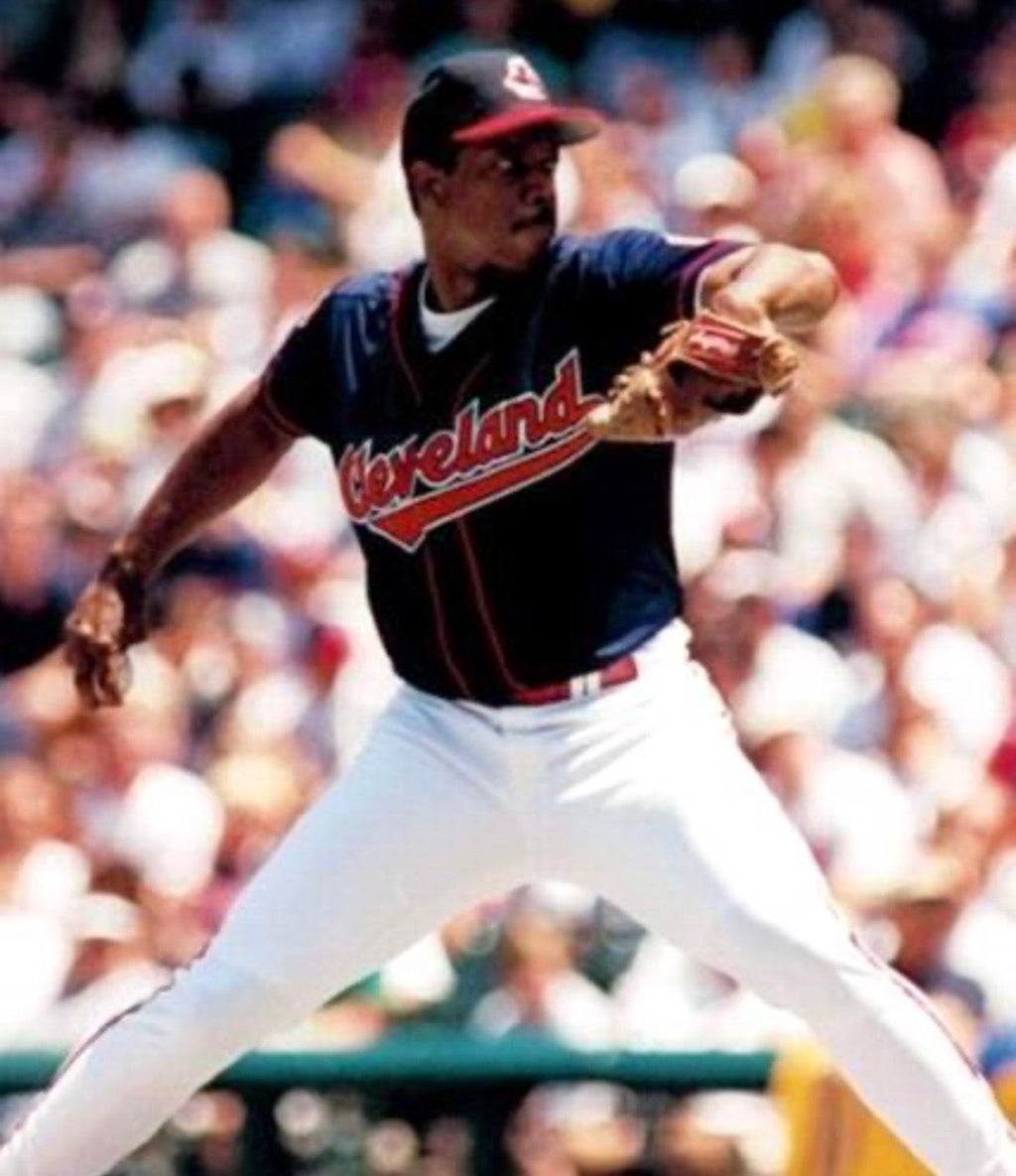 Dwight Gooden Cleveland Indians Official MLB Majestic Jersey product image 4