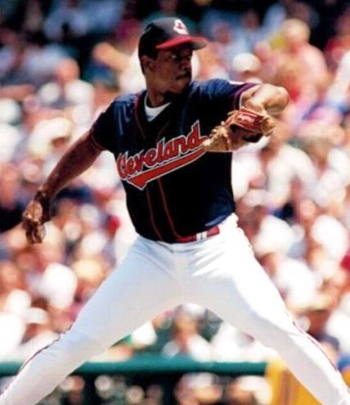Dwight Gooden Cleveland Indians Official MLB Majestic Jersey product image 4