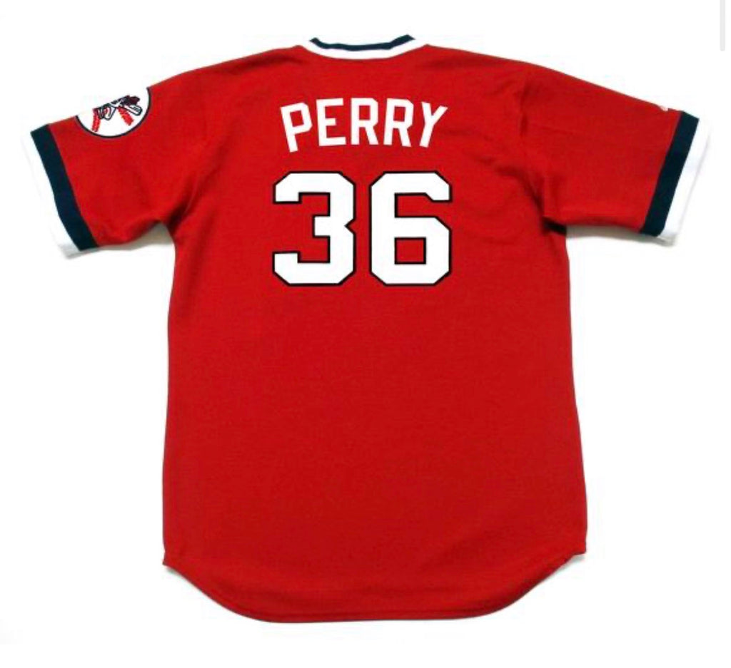 Gaylord Perry Cleveland Indians Official MLB Majestic Jersey product image 1