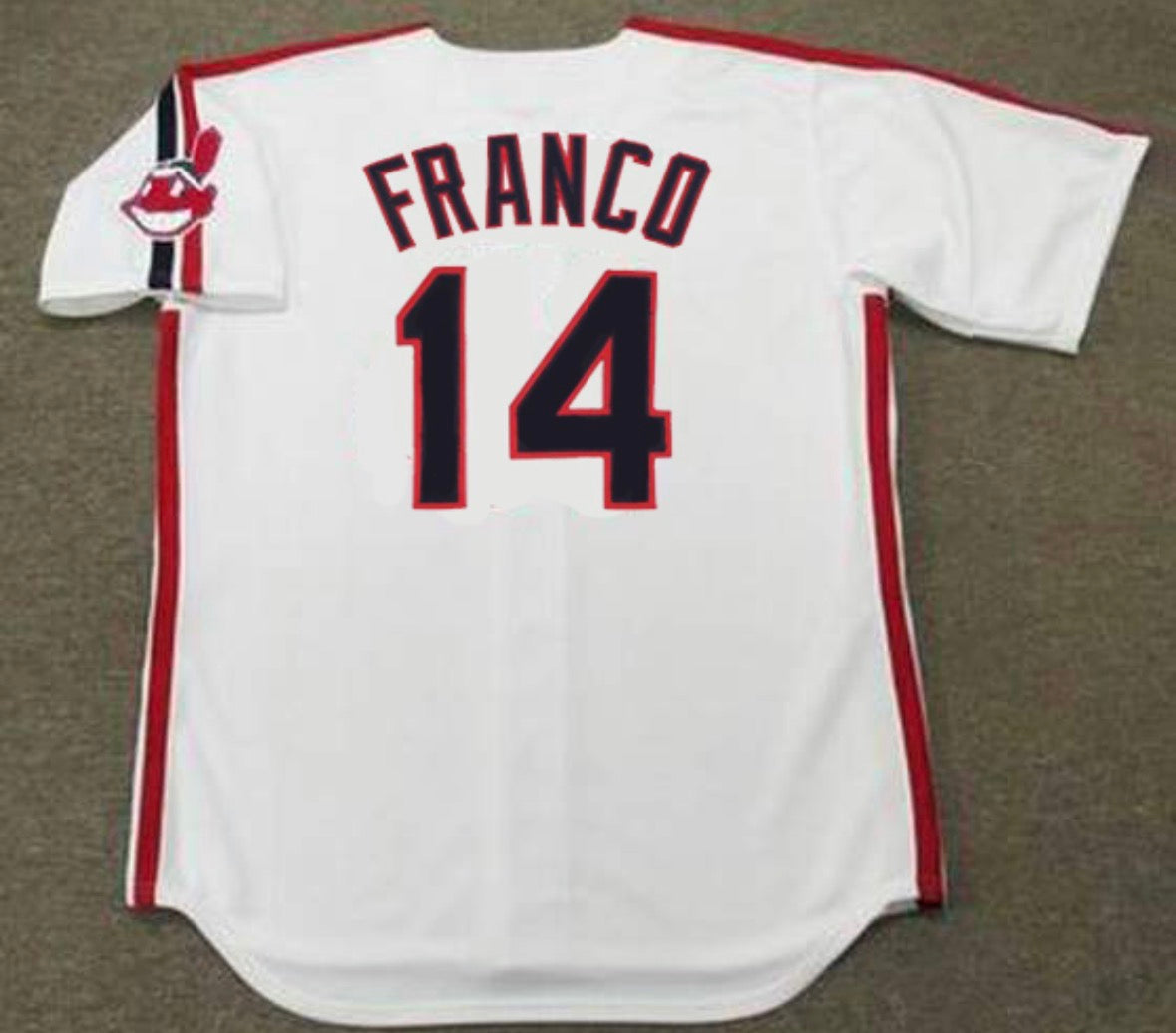 Julio Franco Cleveland Indians Official MLB Majestic Jersey product image 1