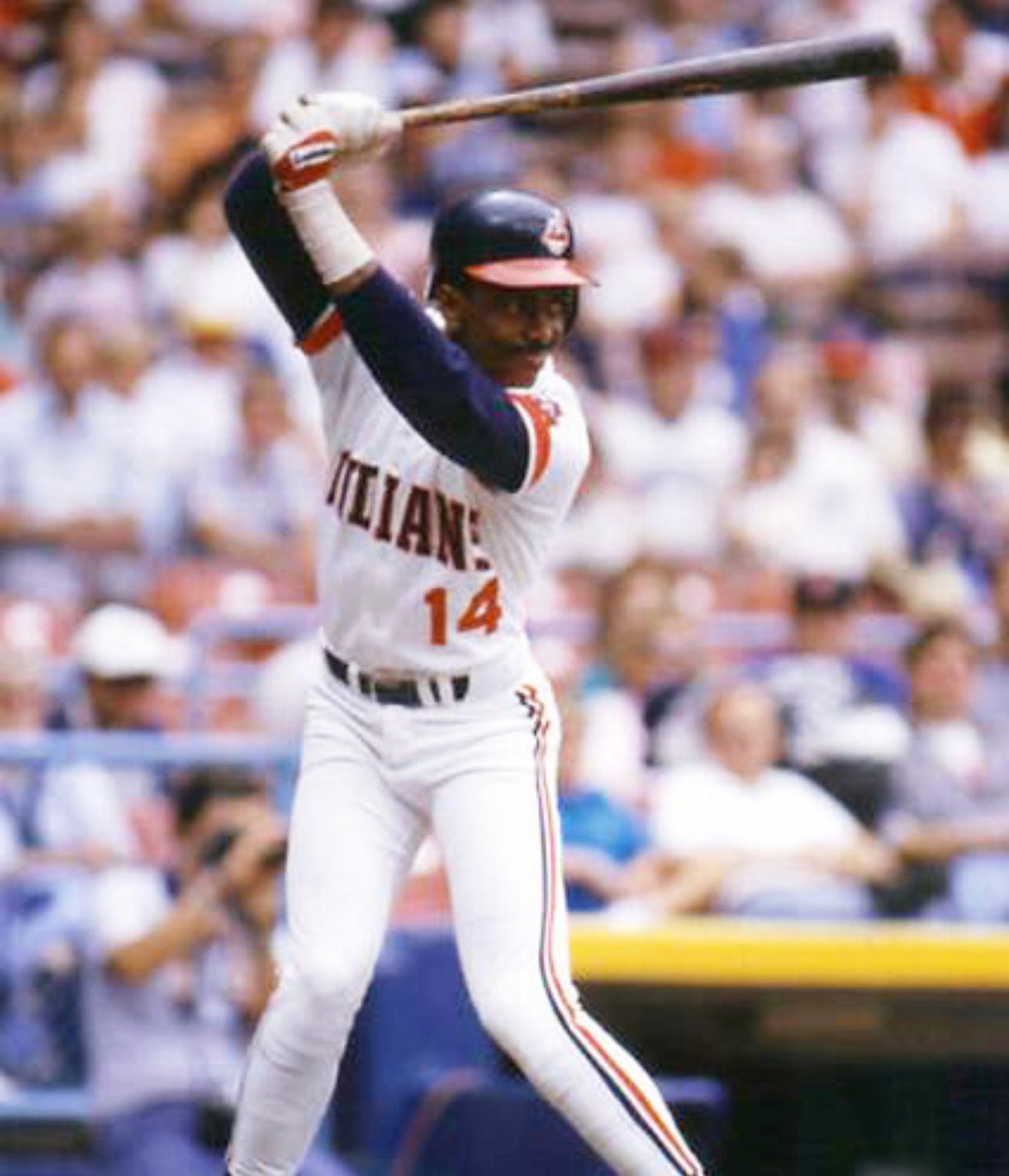 Julio Franco Cleveland Indians Official MLB Majestic Jersey product image 4