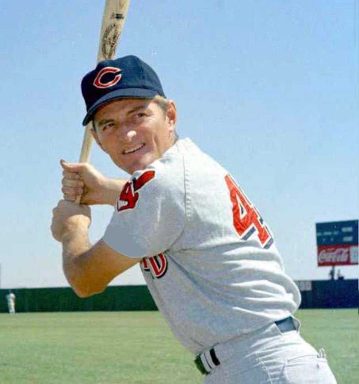 Ken Harrelson Cleveland Indians Official MLB Majestic Jersey product image 4