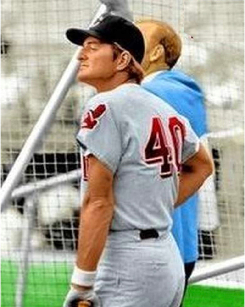 Ken Harrelson Cleveland Indians Official MLB Majestic Jersey product image 5