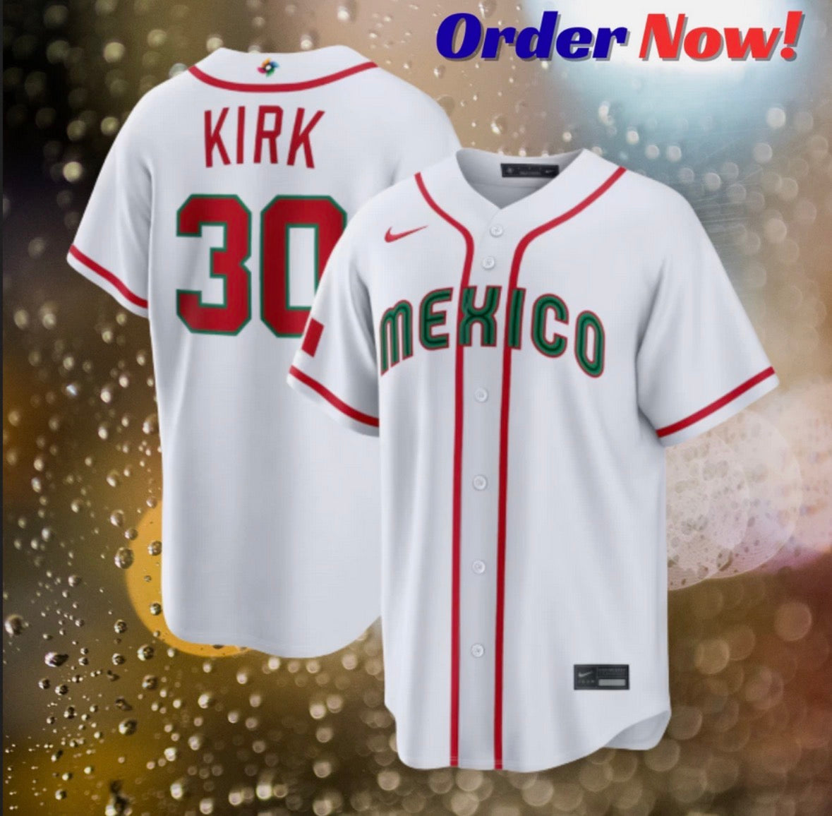 Alejandro Kirk 2026 Team Mexico Baseball Official Nike product image 1