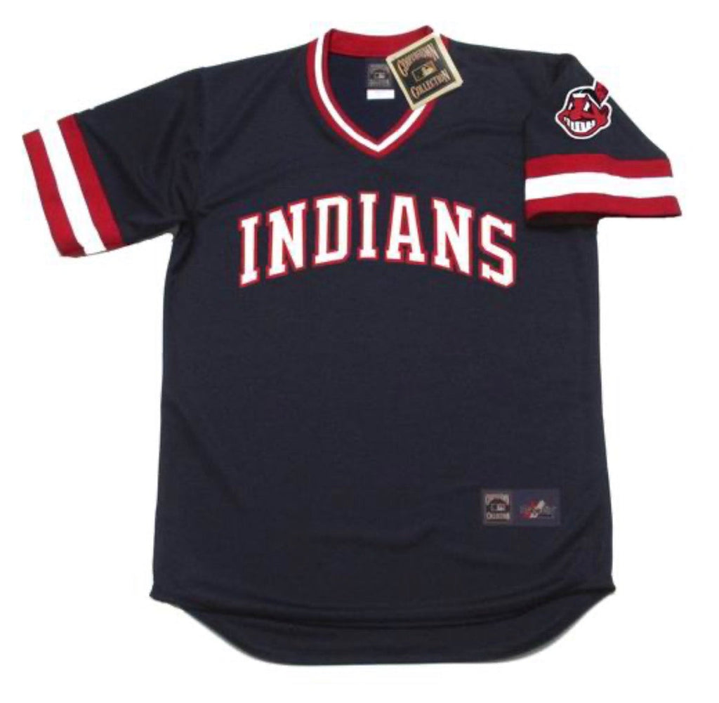 Len Barker Cleveland Indians Official MLB Majestic Jersey product image 2