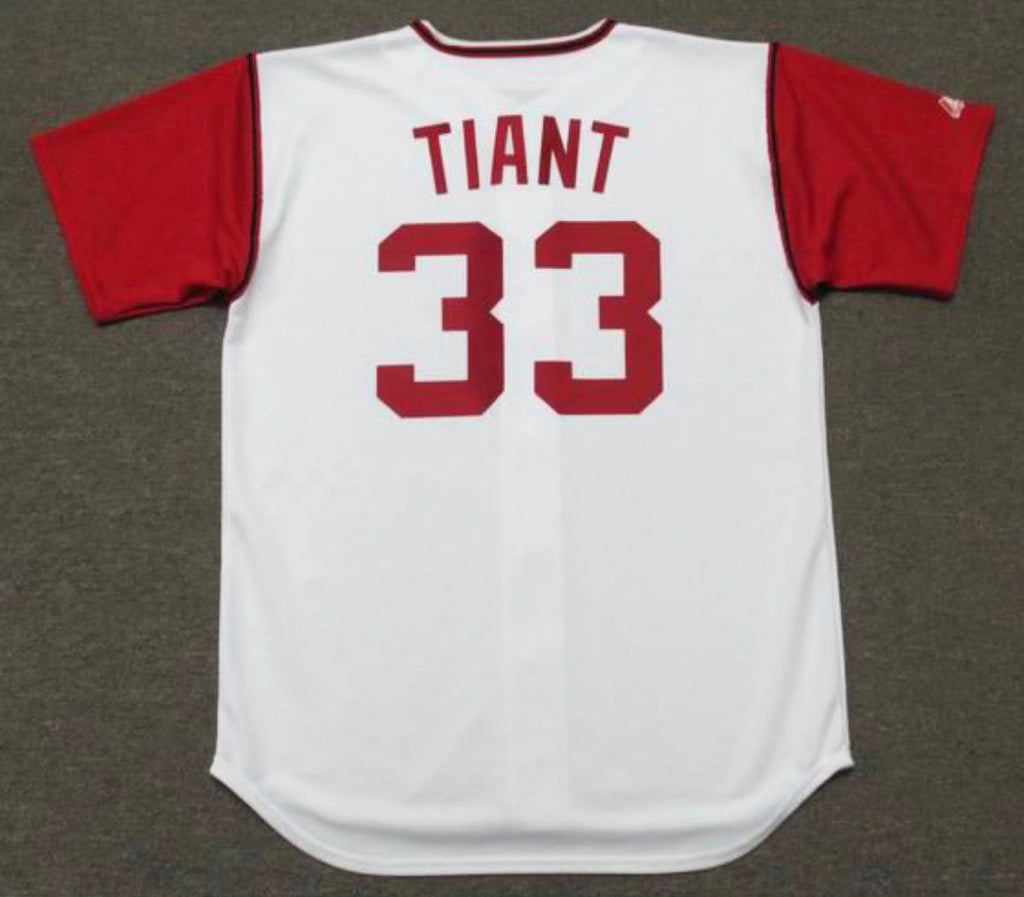 Luis Tiant Cleveland Indians Official MLB Majestic Jersey product image 1