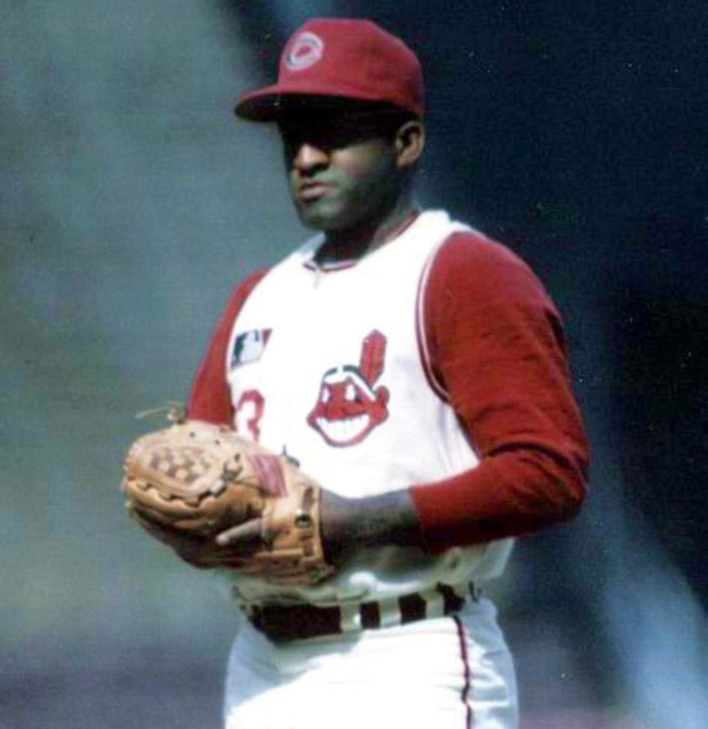 Luis Tiant Cleveland Indians Official MLB Majestic Jersey product image 3