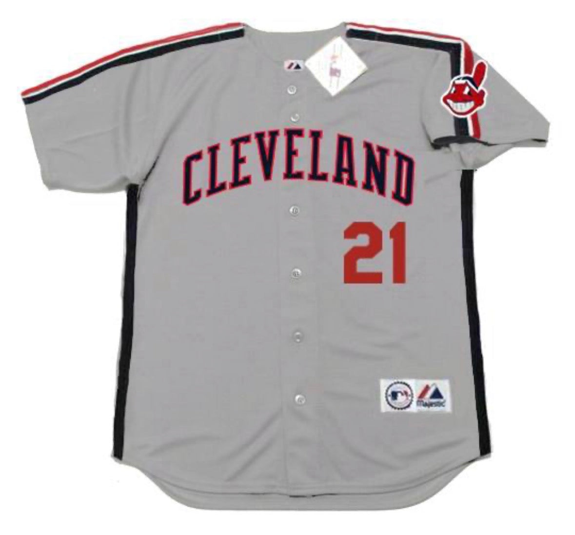 Mike Hargrove Cleveland Indians Official MLB Majestic Jersey product image 2