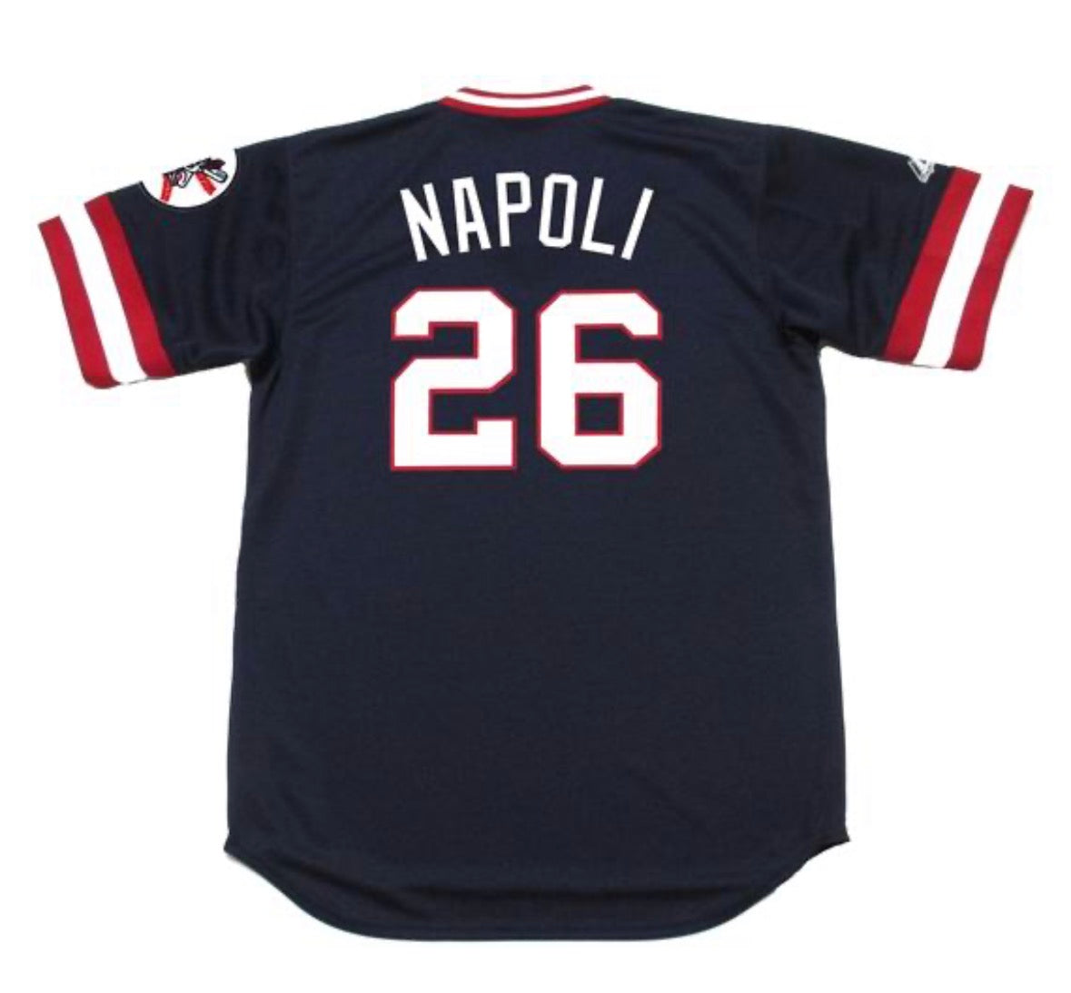 Mike Napoli Cleveland Indians Official MLB Majestic Jersey product image 1