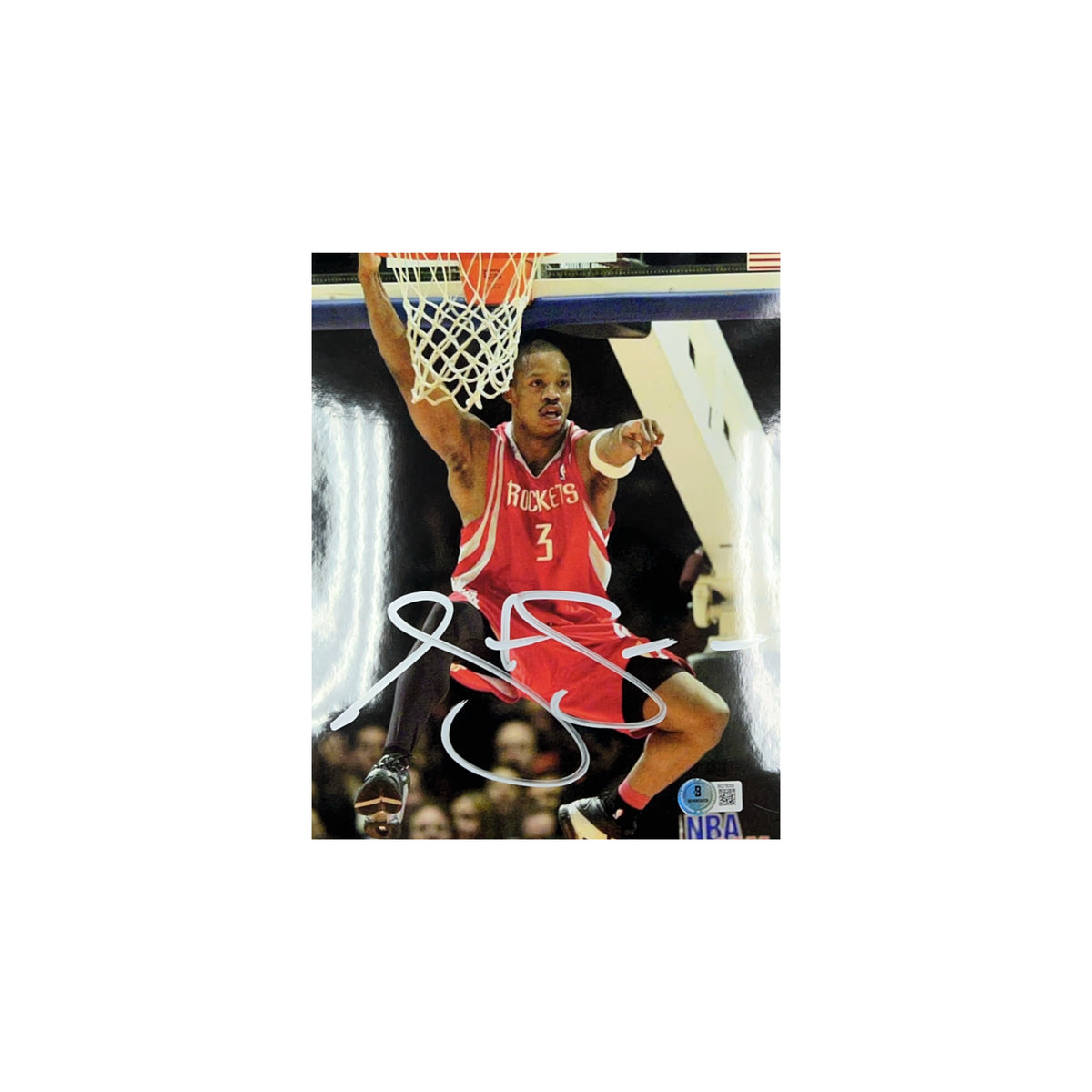 Steve Francis Dunk & Point Autographed 8x10 Beckett product image 1, provided for visual reference and product detail review