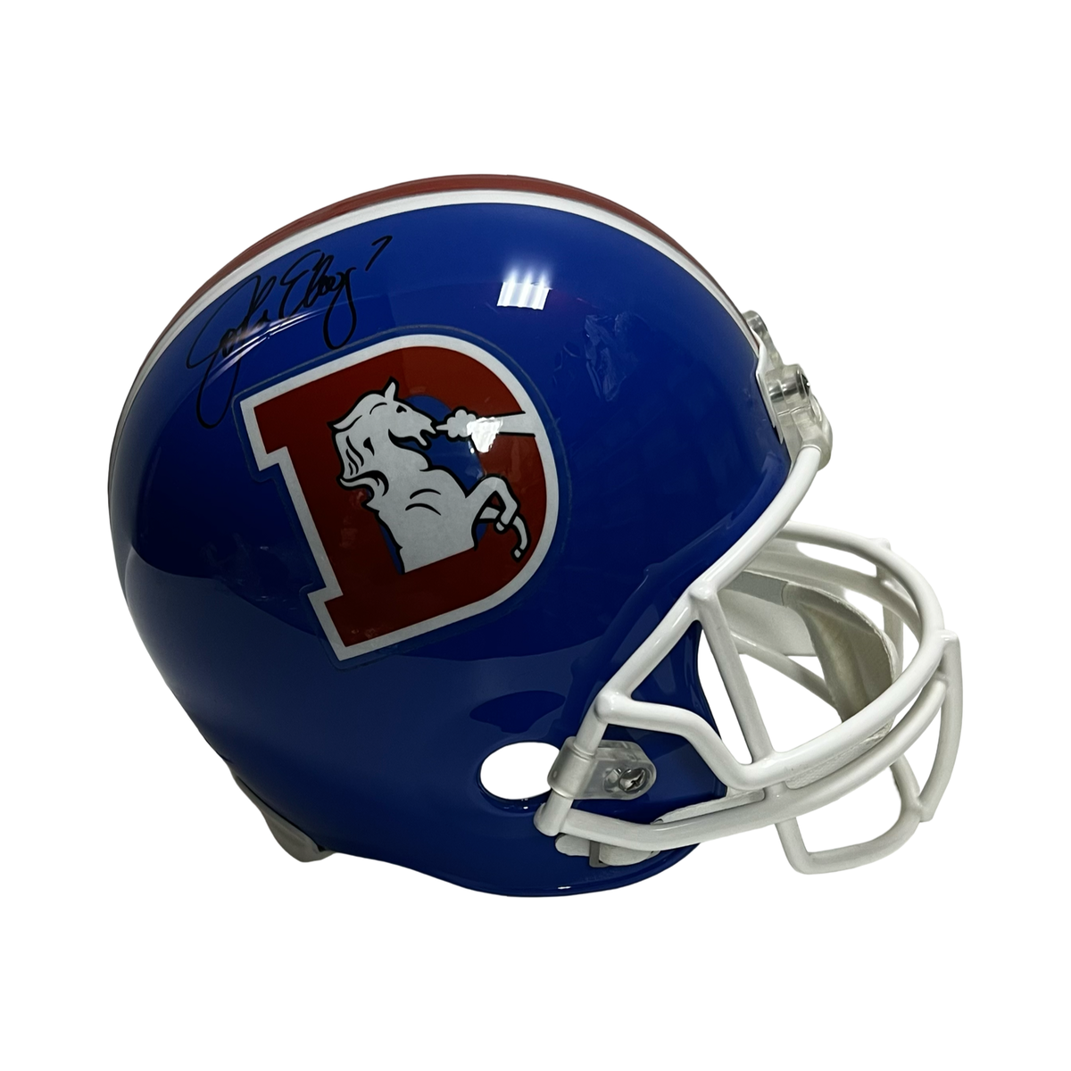 John Elway Autographed Denver Broncos Signed Proline Replica Helmet Beckett BAS product image 1, provided for visual