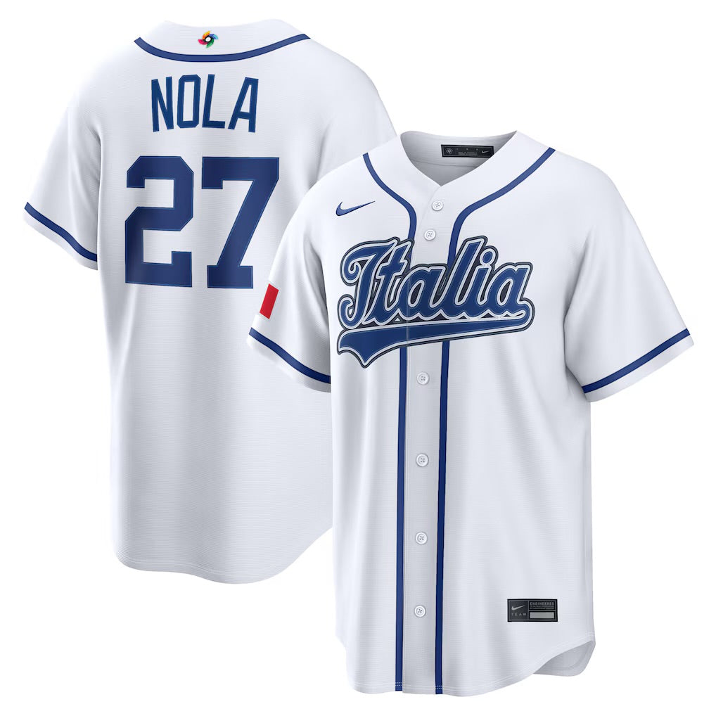 Aaron Nola Italy Italia World Baseball Classic Jersey Nike product image 1