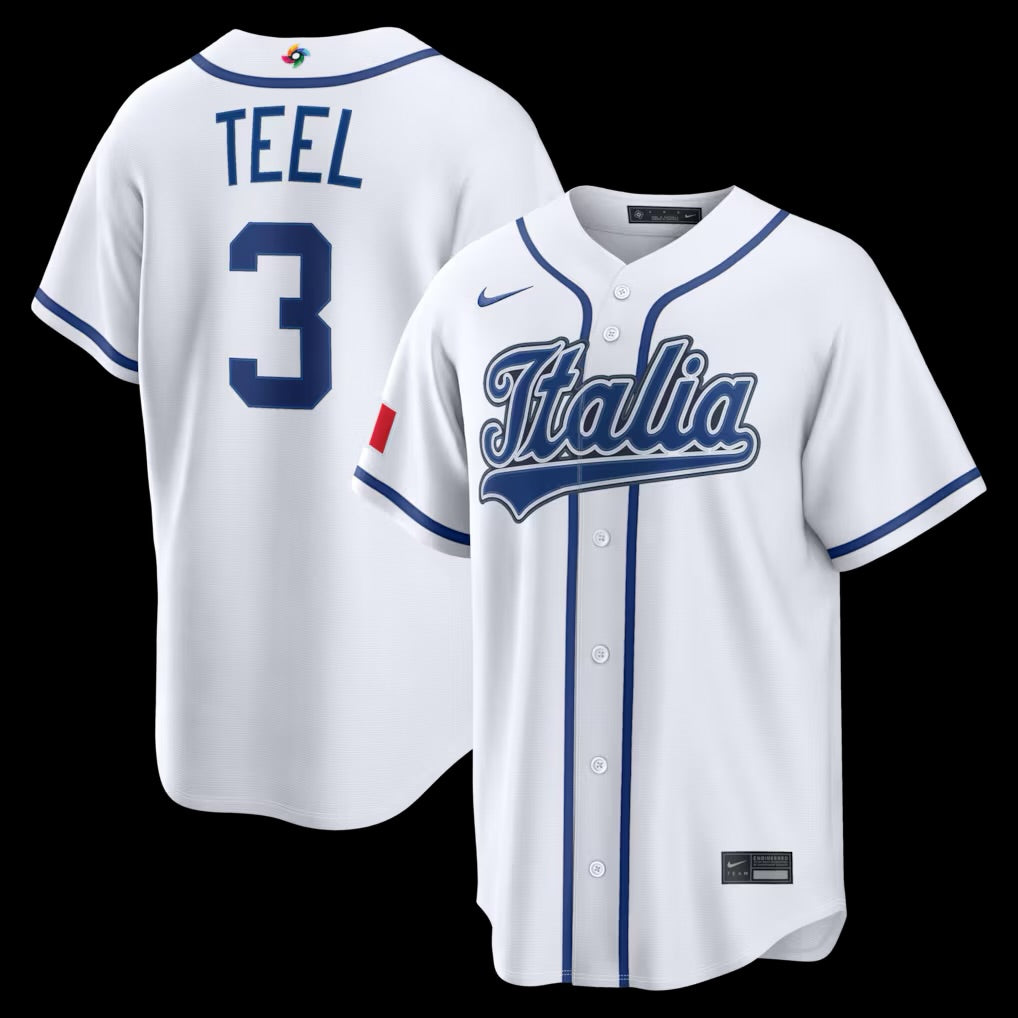 Kyle Teel 2026 Italy Italia YOUTH KIDS Official Nike jersey product image 1