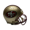 Jerry Rice Autographed San Fransisco 49ers Ridell Authentic Helmet Beckett product image 1, provided for visual reference
