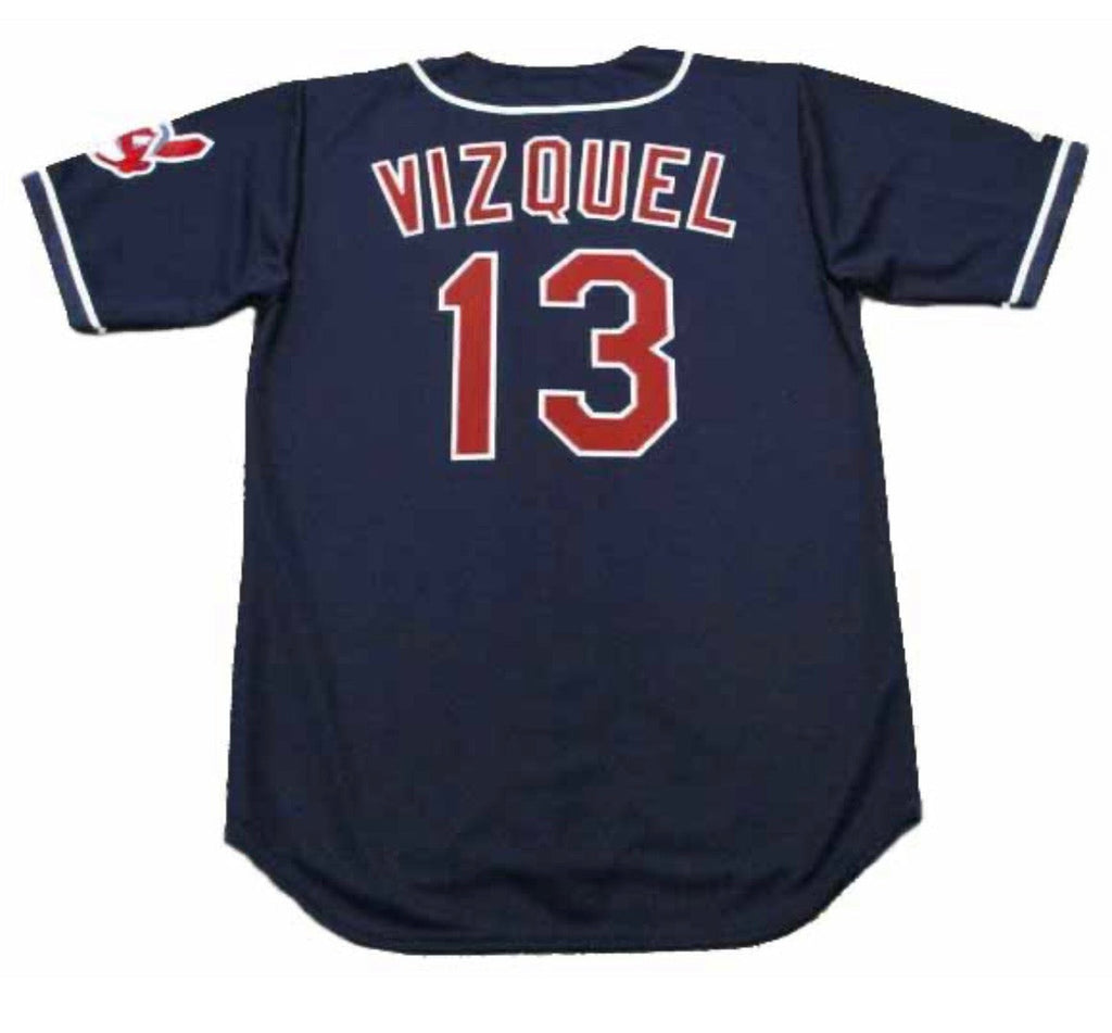 Omar Vizquel Cleveland Indians Official MLB Majestic Jersey product image 1