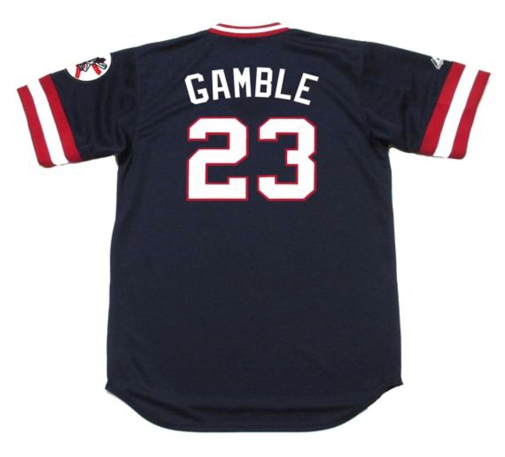 Oscar Gamble Cleveland Indians Official MLB Majestic Jersey product image 1