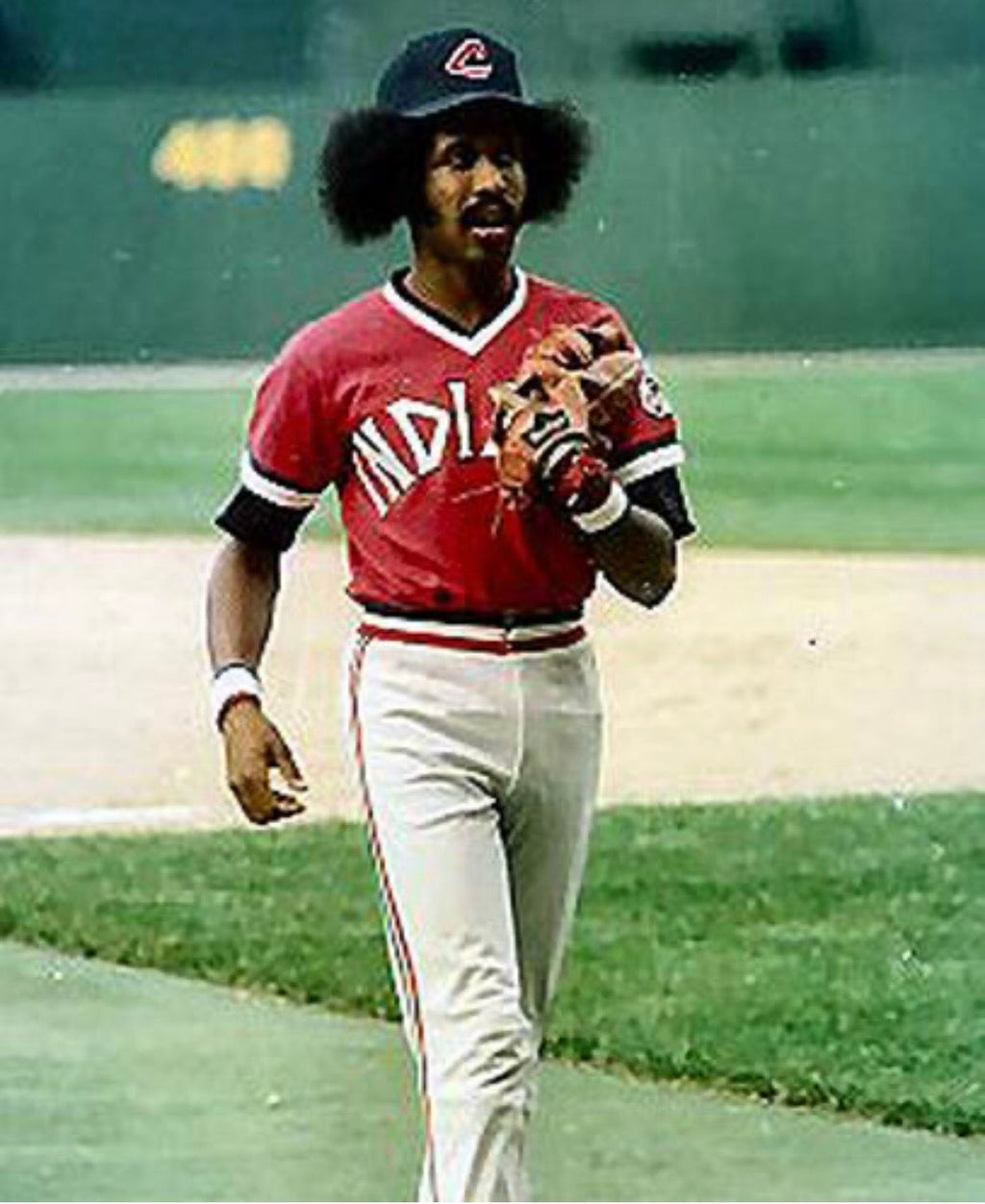 Oscar Gamble Cleveland Indians Official MLB Majestic Jersey product image 4
