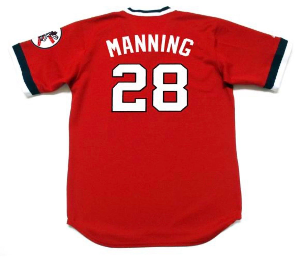 Rick Manning Cleveland Indians Official MLB Majestic Jersey product image 1