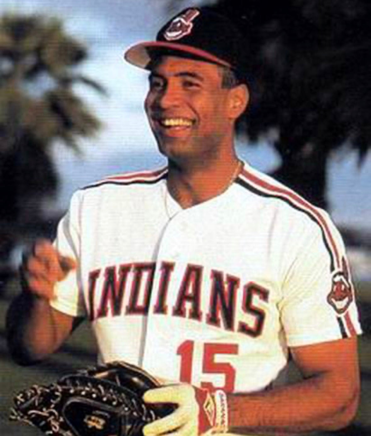 Sandy Alomar Cleveland Indians Official MLB Majestic Jersey product image 3