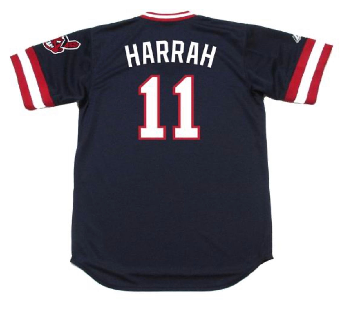 Toby Harrah Cleveland Indians Official MLB Majestic Jersey product image 1