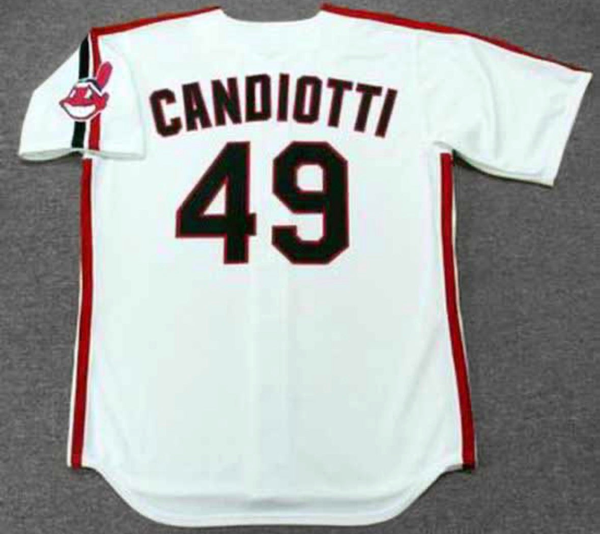 Tom Candiotti Cleveland Indians Official MLB Majestic Jersey product image 1