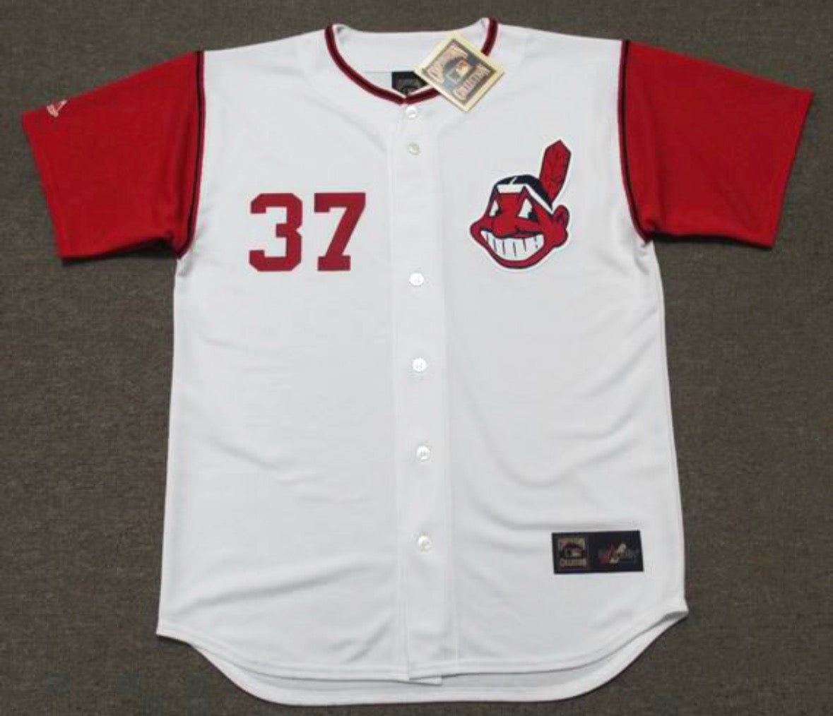 Tommy John Cleveland Indians Official MLB Majestic Jersey product image 2