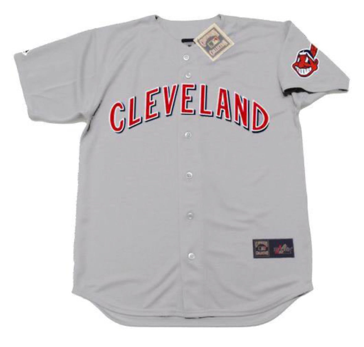 Vada Pinson Cleveland Indians Official MLB Majestic Jersey product image 2