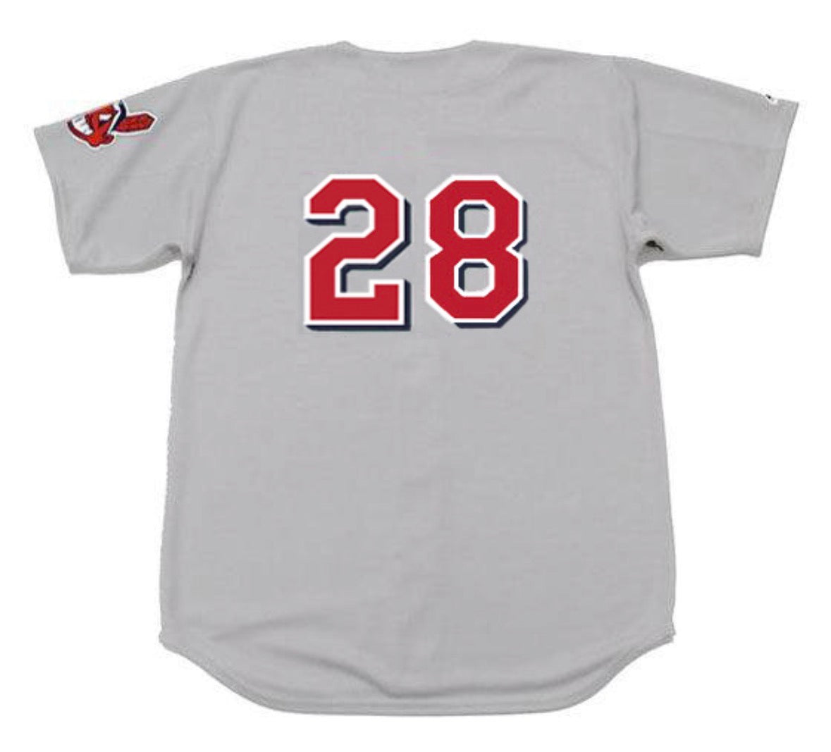 Vada Pinson Cleveland Indians Official MLB Majestic Jersey product image 1