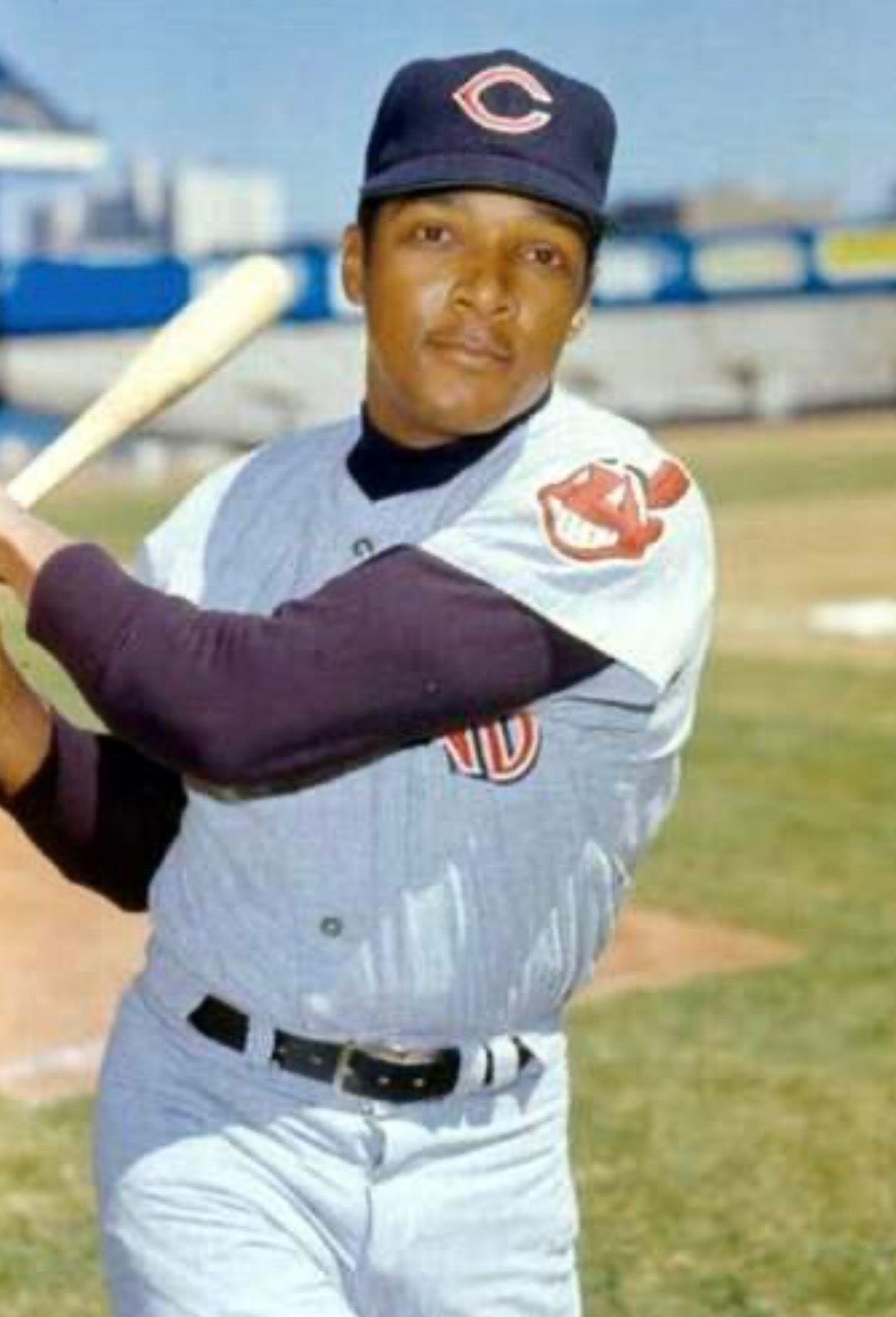 Vada Pinson Cleveland Indians Official MLB Majestic Jersey product image 4