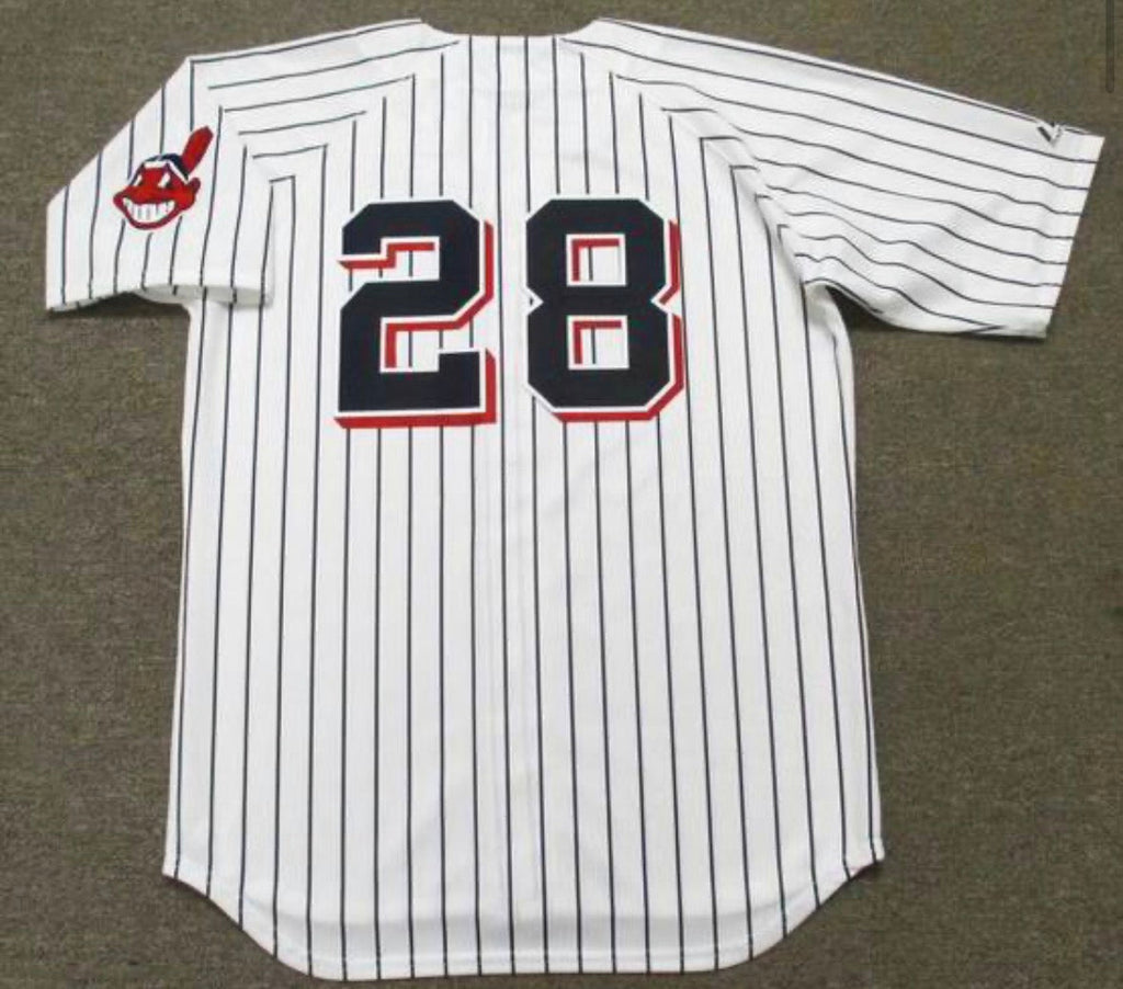 Vada Pinson Cleveland Indians Official MLB Majestic Jersey product image 1