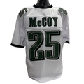 LeSean McCoy Autographed Philadelphia Eagles White Jersey Beckett product image 1, provided for visual reference and product