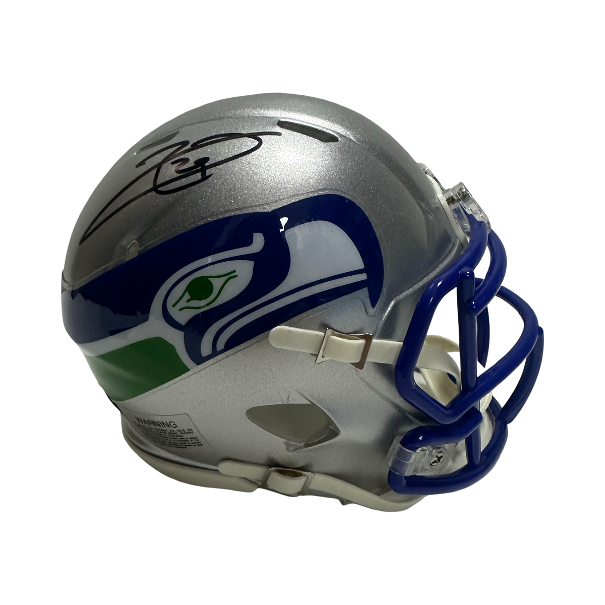 Earl Thomas III Autographed Seattle Seahawks Grey Speed Mini Helmet Beckett product image 1, provided for visual reference