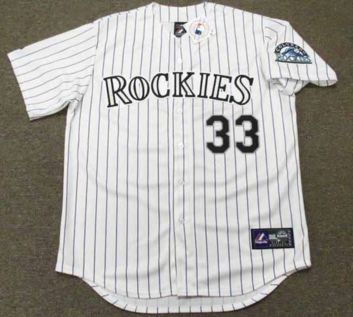 Larry Walker Colorado Rockies Official MLB Majestic Jersey product image 2