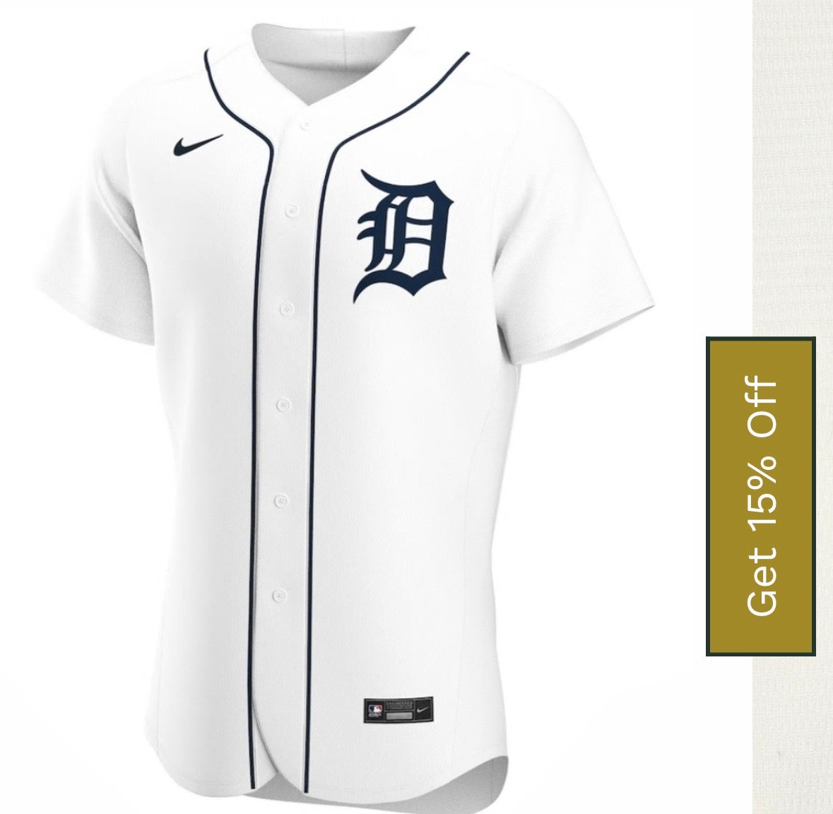 Cecil Fielder Detroit Tigers Official MLB Nike Jersey product image 2