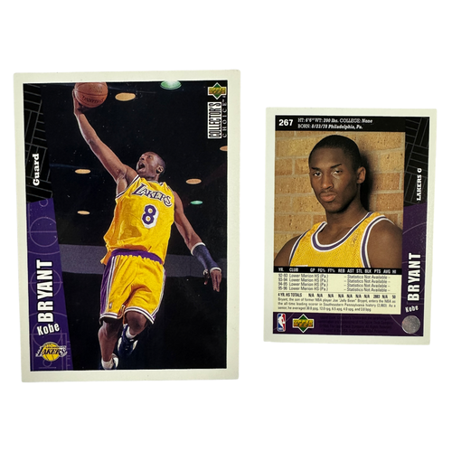 1996 Kobe Bryant Upper Deck Collectors Choice Rookie Card # 267 product image 1, provided for visual reference and product