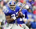 Brandon Jacobs Autographed New York Giants Horizontal Run 8x10 Photo Beckett BAS product image 1, provided for visual