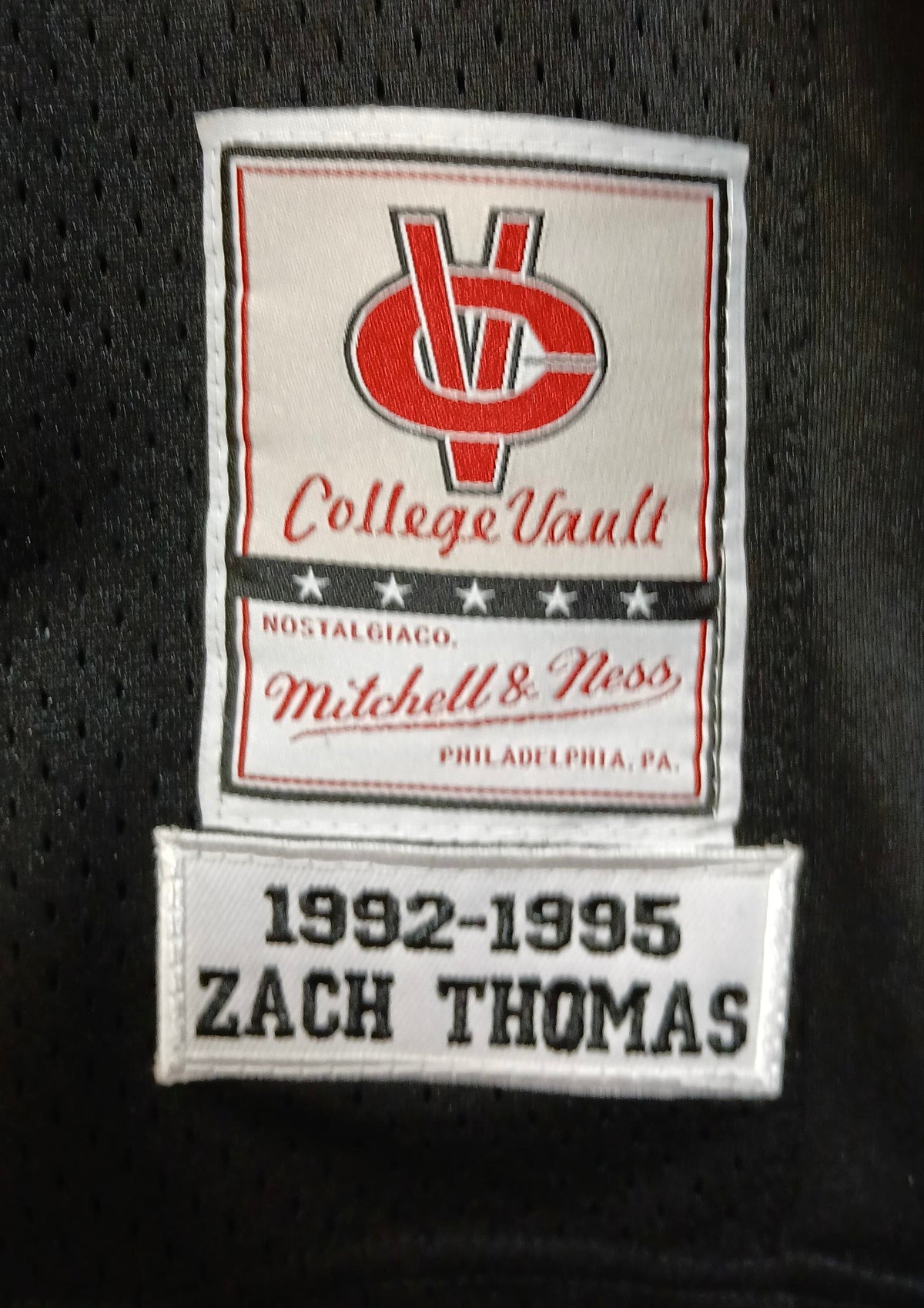 Zach Thomas Texas Tech Official NCAA Mitchell & Ness Jersey product image 3
