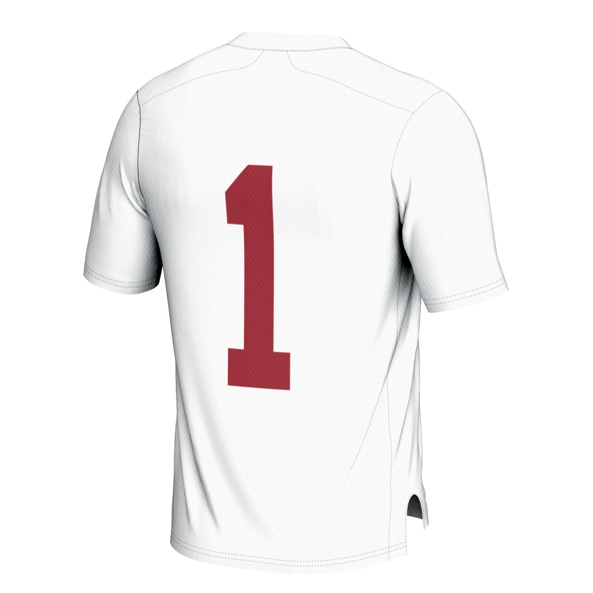 #1 Alabama Crimson Tide Football Jersey - White product image 4, provided for visual reference and product detail review