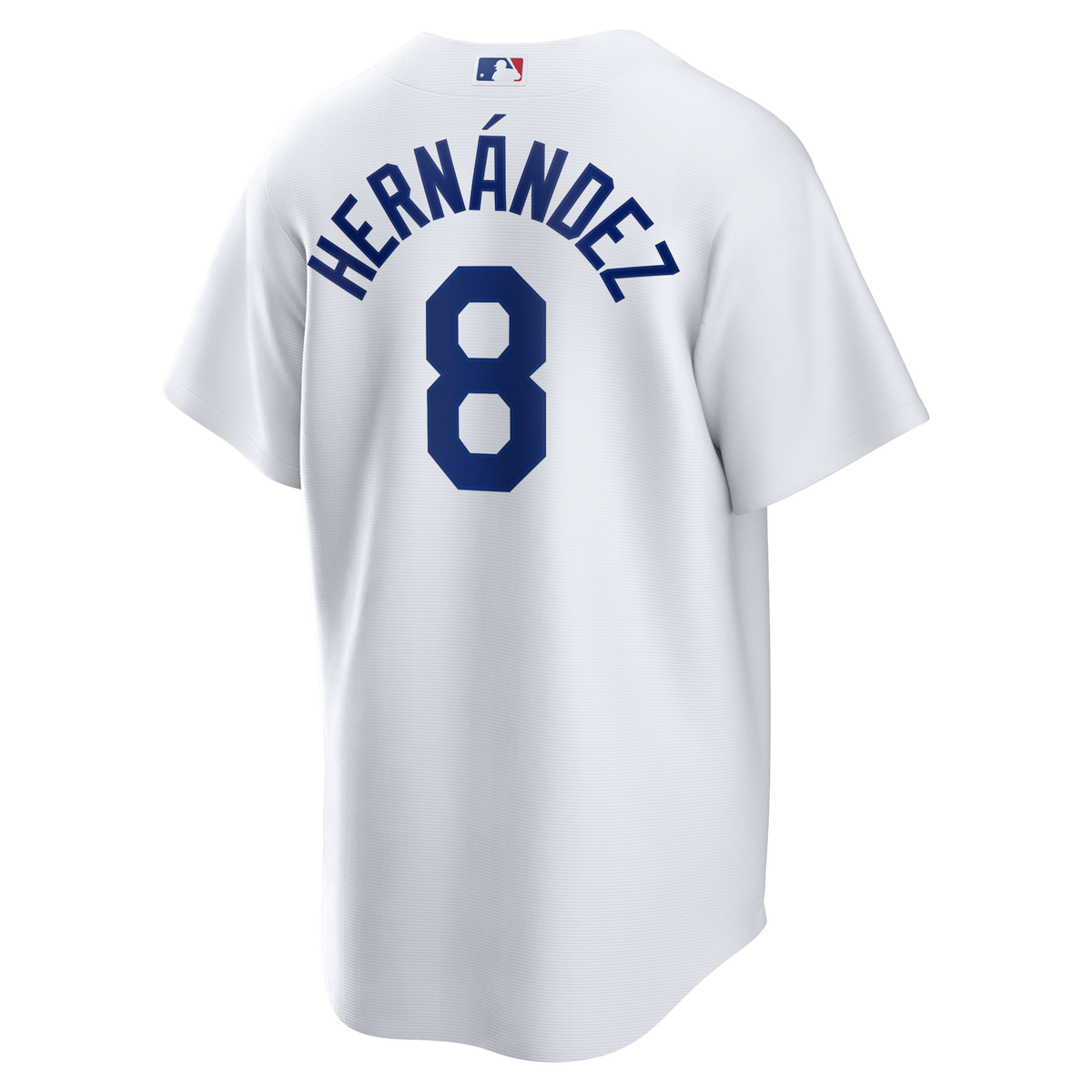 Los Angeles Dodgers Enrique Hernández White Home Replica Jersey product image 4, provided for visual reference and product