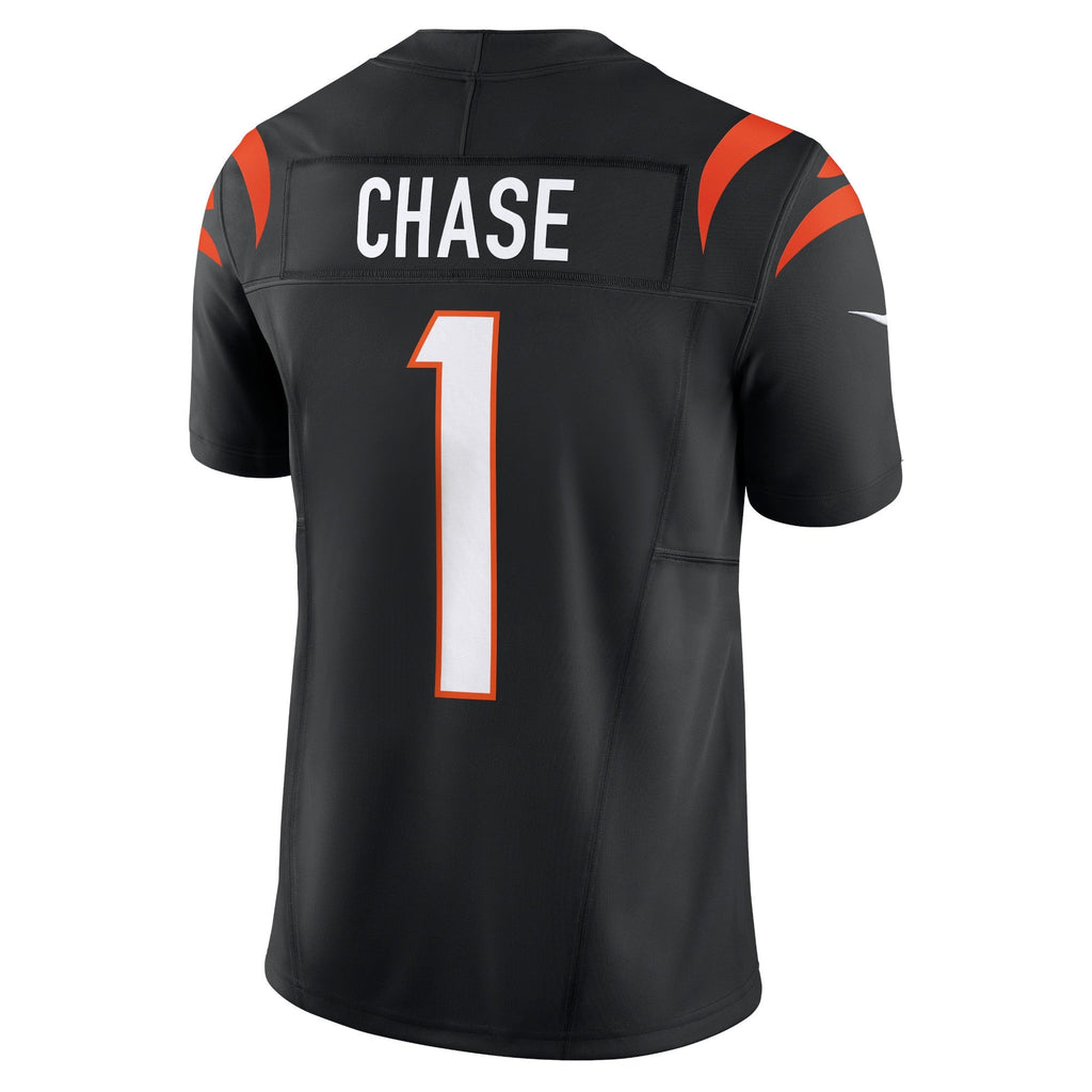 Cincinnati Bengals Ja'Marr Chase Black Vapor F.U.S.E. Limited Jersey product image 4, provided for visual reference and