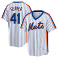 New York Mets Tom Seaver White Home Cooperstown Collection Player Jersey product image 1, provided for visual reference and