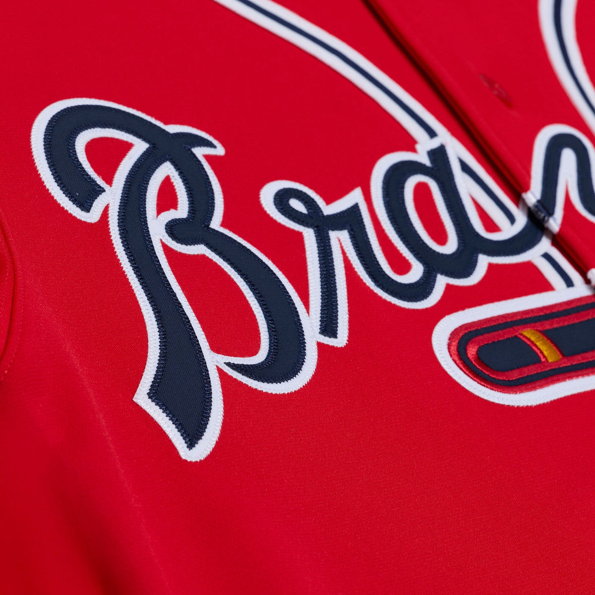 Atlanta Braves Chipper Jones Red 2006 Cooperstown Collection Authentic Jersey product image 5, provided for visual reference