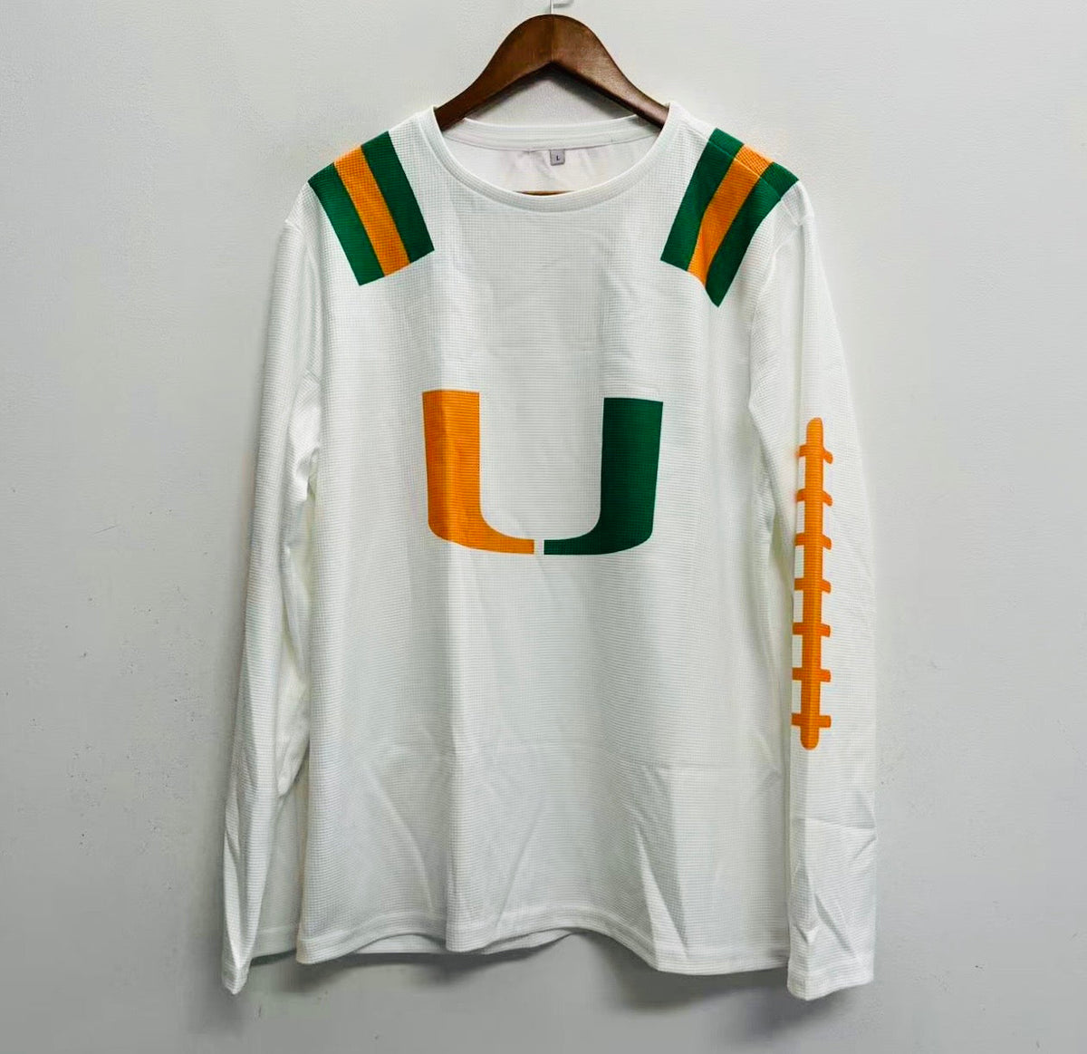 Miami Hurricanes official NCAA long sleeve thermal shirt product image 2