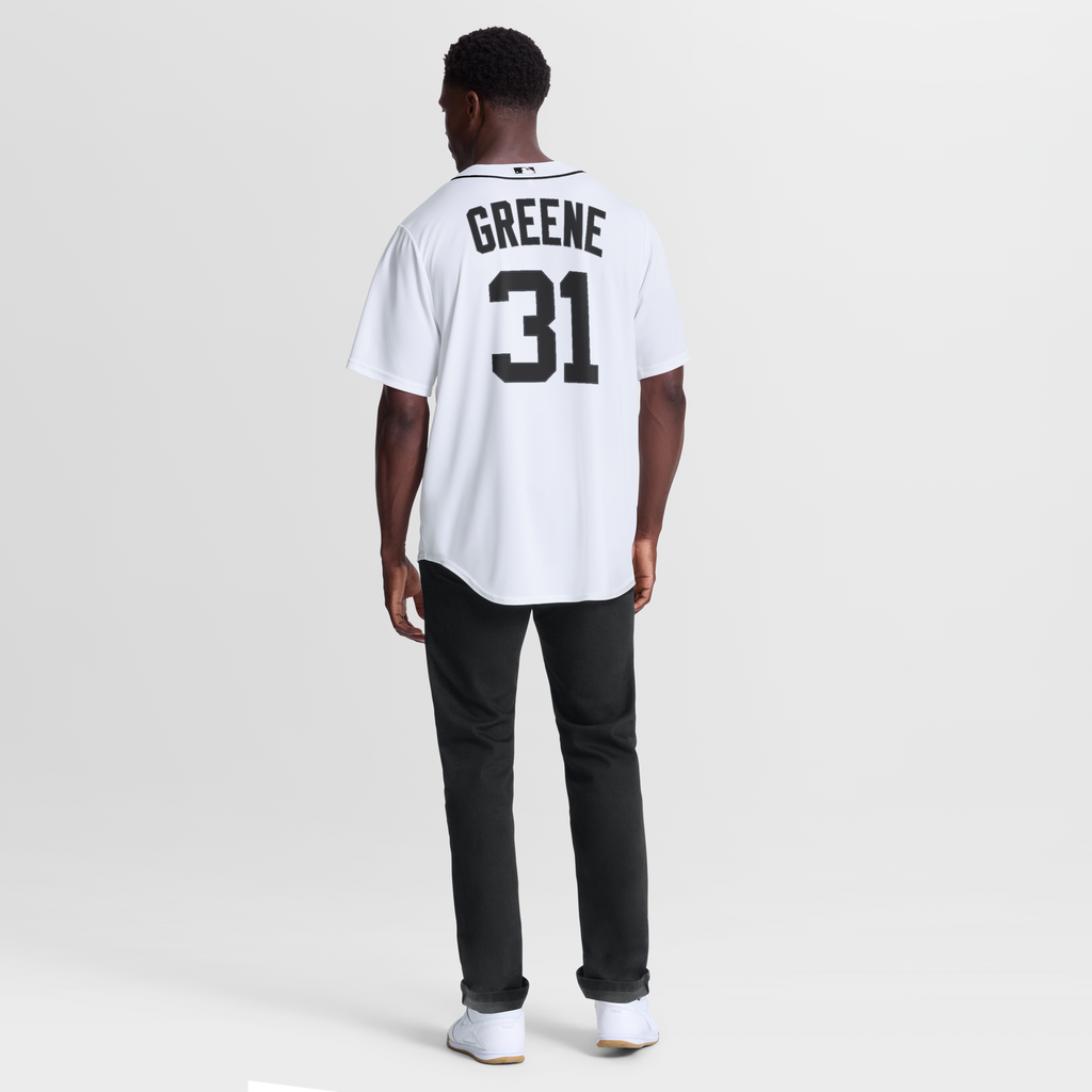 Detroit Tigers Riley Greene White Home Replica Jersey product image 6, provided for visual reference and product detail