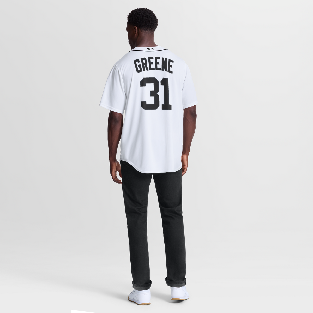 Detroit Tigers Riley Greene White Home Replica Jersey product image 6, provided for visual reference and product detail