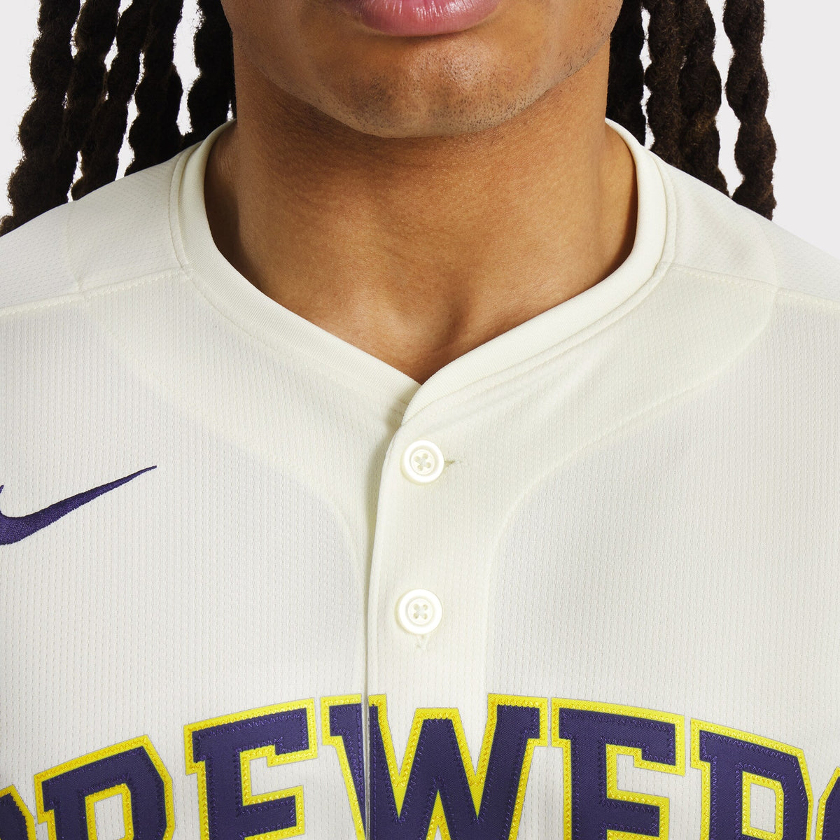 Milwaukee Brewers Christian Yelich Cream Home Limited Player Jersey product image 10, provided for visual reference and